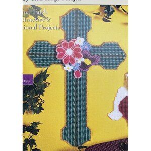 Best Loved Symbols of Faith Plastic Canvas Leaflet House of White Birches 1995